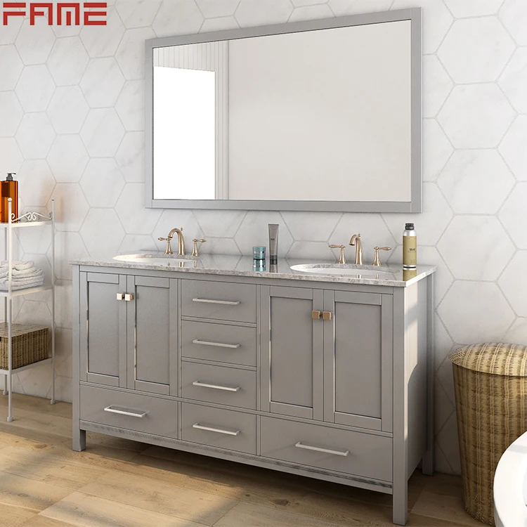 Fame Vanity Bathroom Double Sink Bathroom Vanity,Bathroom Cabinet Vanity Top