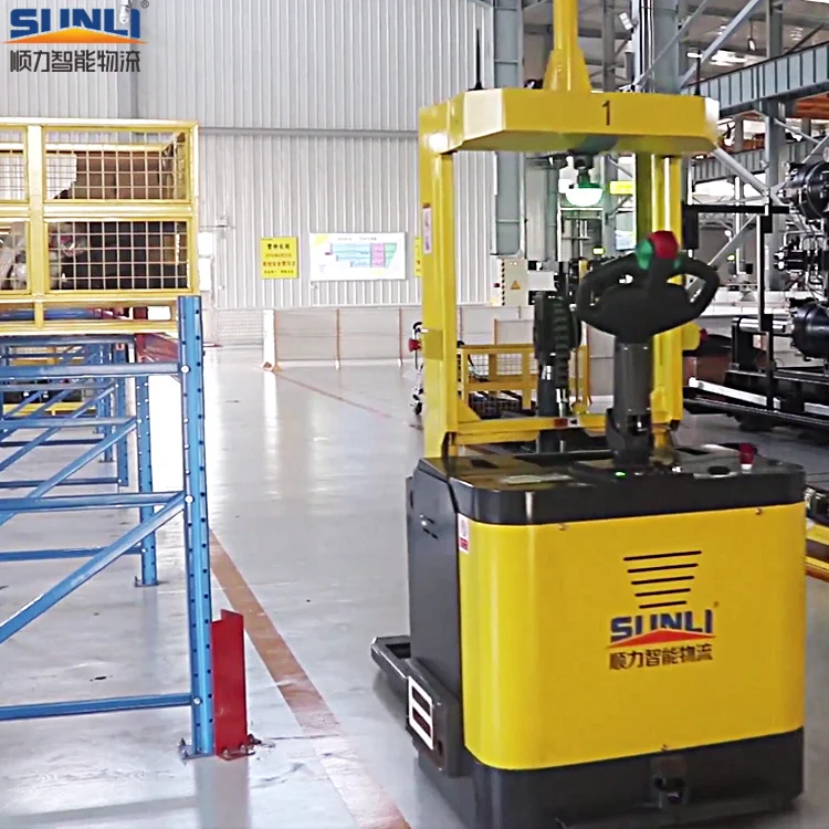 Accurate Positioning Laser Navigation Forklift Agv Move At Flexible ...