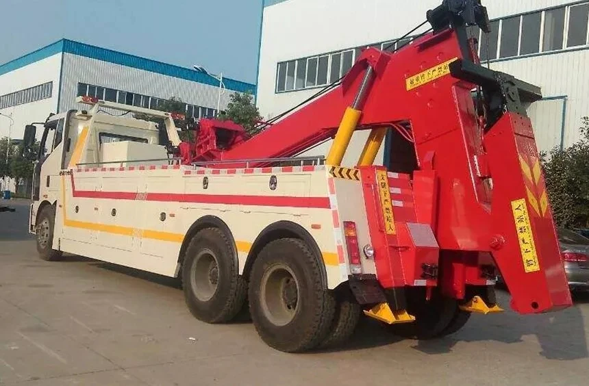 6X4 FAW heavy duty tow truck and 25tons wrecker for sale