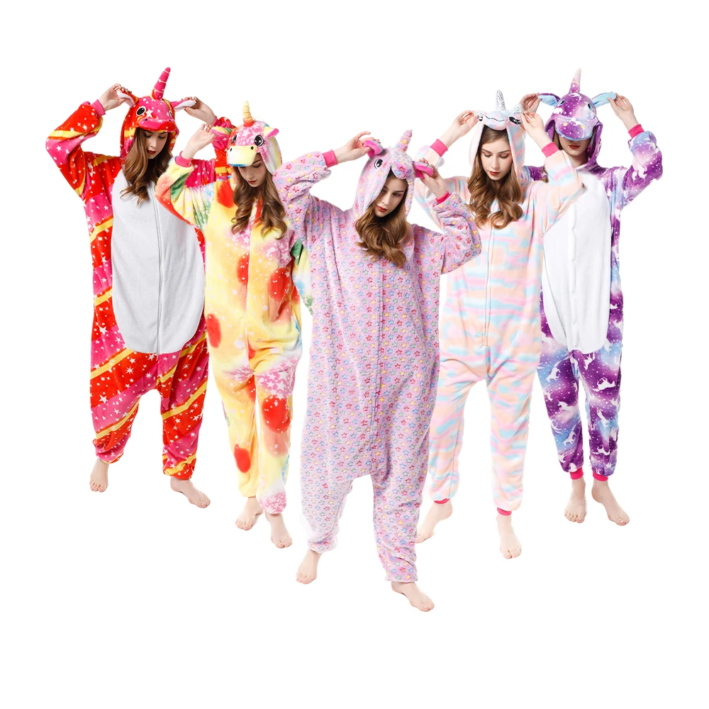 Nlm Wholesale Women Onesie Animal Pajamas Costume Onesie Unicorn ...