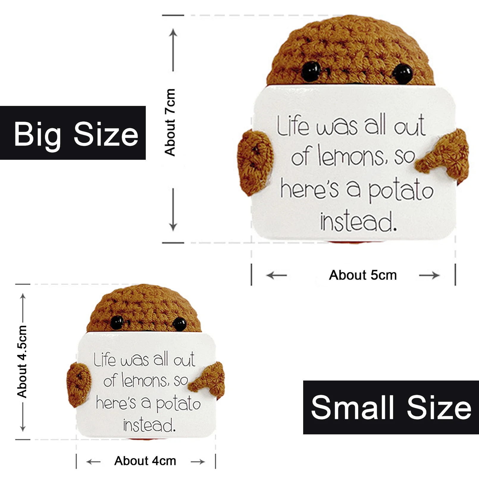 Iewrtcin Funny Positive Beer Doll, University Gifts, Mini Plush - View #9