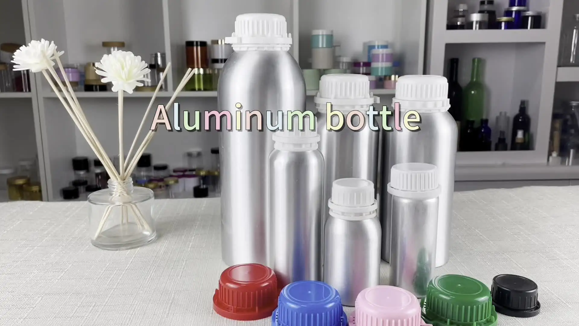 50ml 250ml 500ml 1L Metal Aluminum Perfume Bottle with Screw Cap