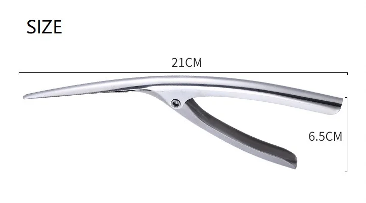 High-Class Stainless Steel Smart Shrimp Peeling Plier Kitchen Easy Peel Shrimp Clamp Housewife Handy Shrimp Peel Tool