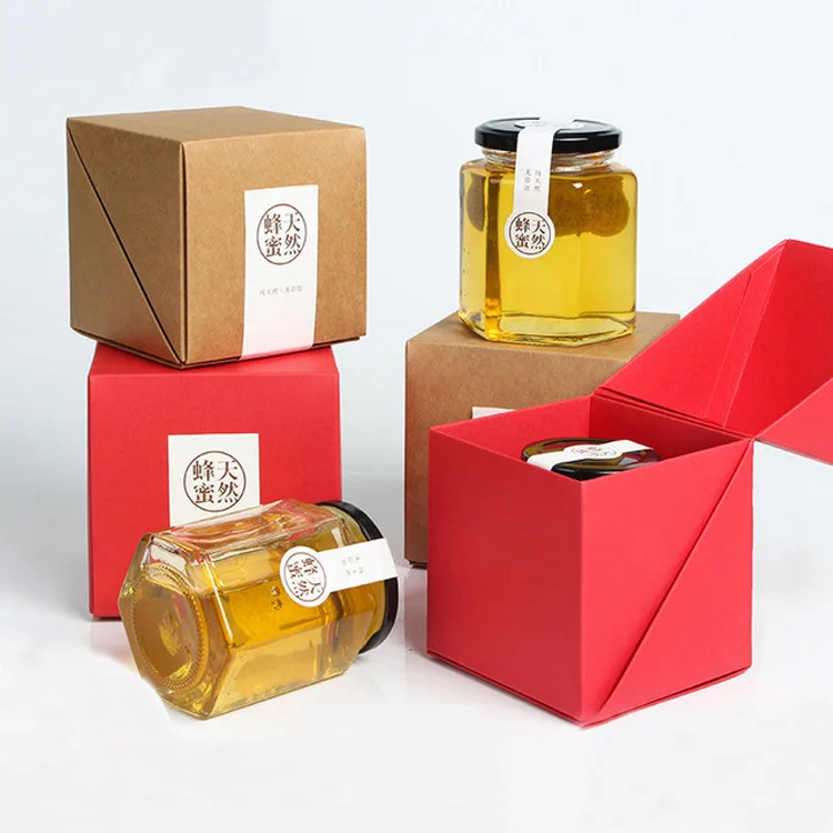 Custom Paper Board Cubilose And Honey Jar Packaging Box - Buy Honey Jar 