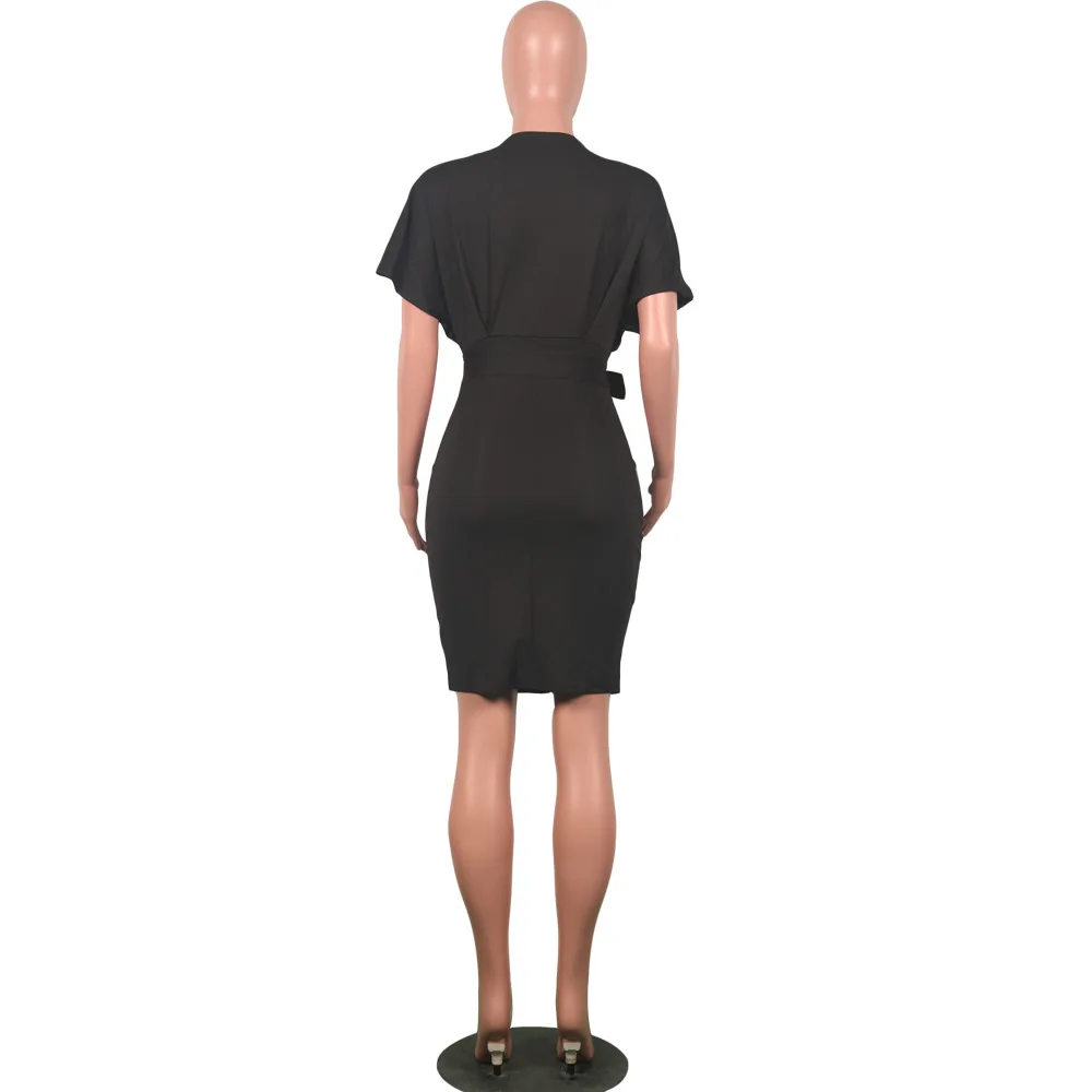 2020 Wholesale 5 Colors Bodycon Dress Long For Office Ladies