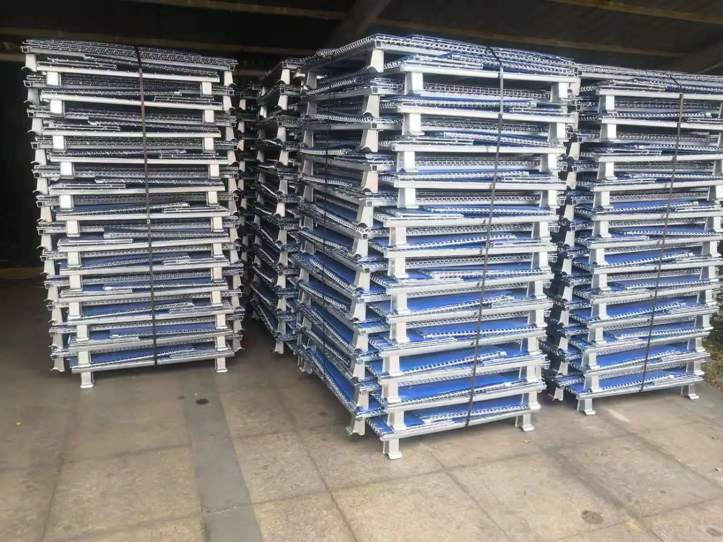Foldable Storage Wire Mesh Container Plain Weave Heavy Duty