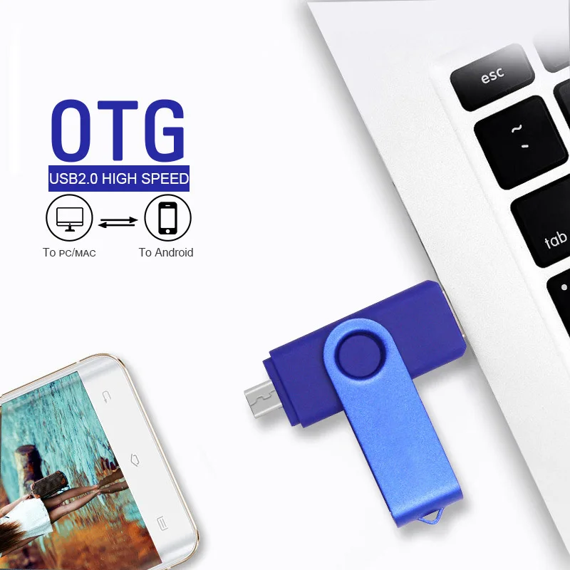 USB flash drive OTG 3 in 1 high Speed drive 64 32 16 8 GB 4GB external storage pen drive Micro USB Stick for iphone android - ANKUX.COM