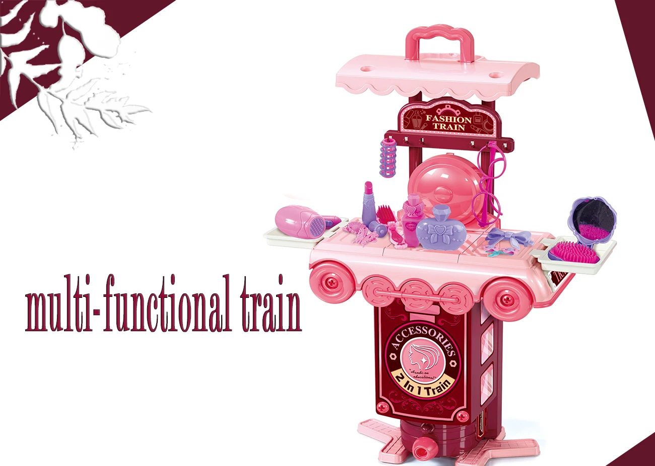 小さな電車のふりプレイゲームの美しさ女の子のためのおもちゃを作る変形的なおもちゃ他のおもちゃ子供のための女の子のドレッサー面白い Buy おもちゃ がセットを構成する 女の子のおもちゃ 家具おもちゃ Product On Alibaba Com