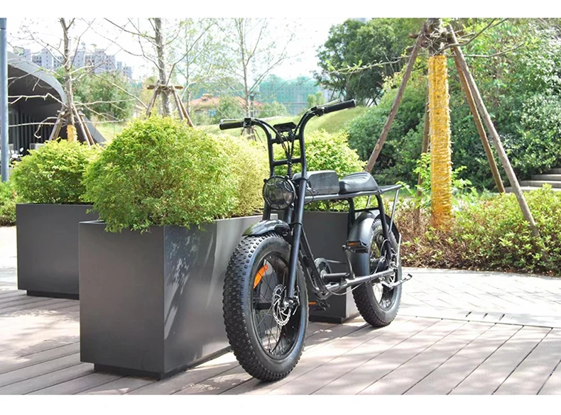 Long Seat Full Suspension Retro Ebike 1000w Fat Tire Electric Bike Buy Ebike,Fat Tire Electric