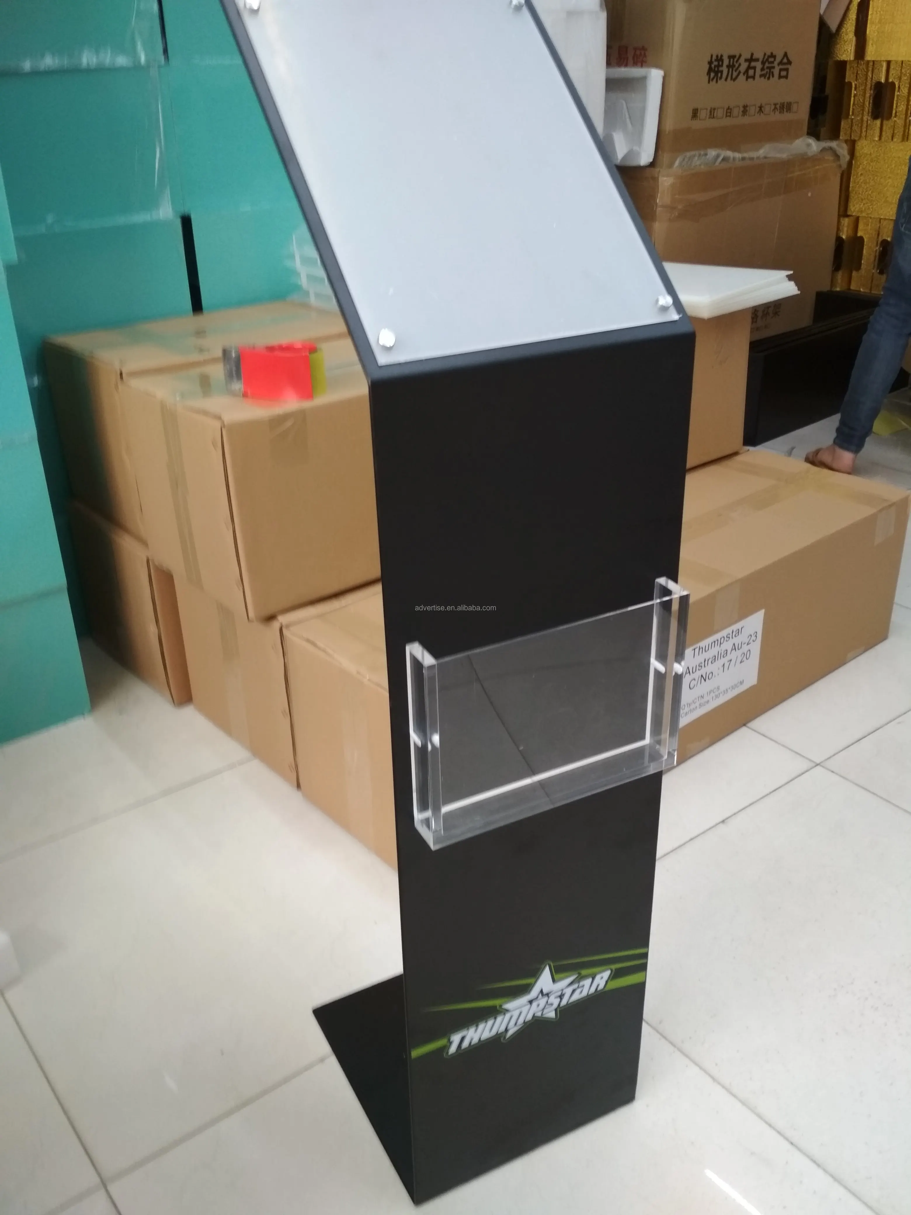 The Concours Car Showroom Display Stand For Brochure Licensing Rack