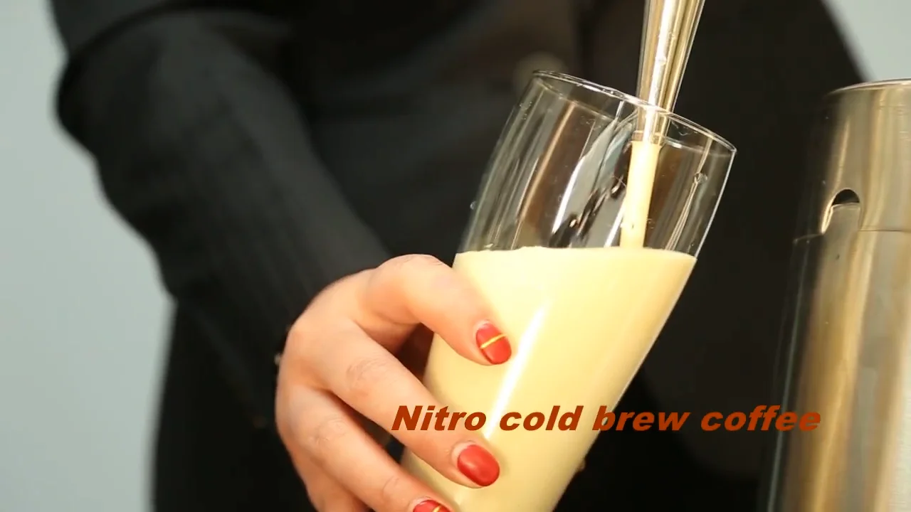 Homebrew 64oz Stainless Steel Nitro Cold Brew Coffee Tea Dispenser Whipped Cream Dispenser For