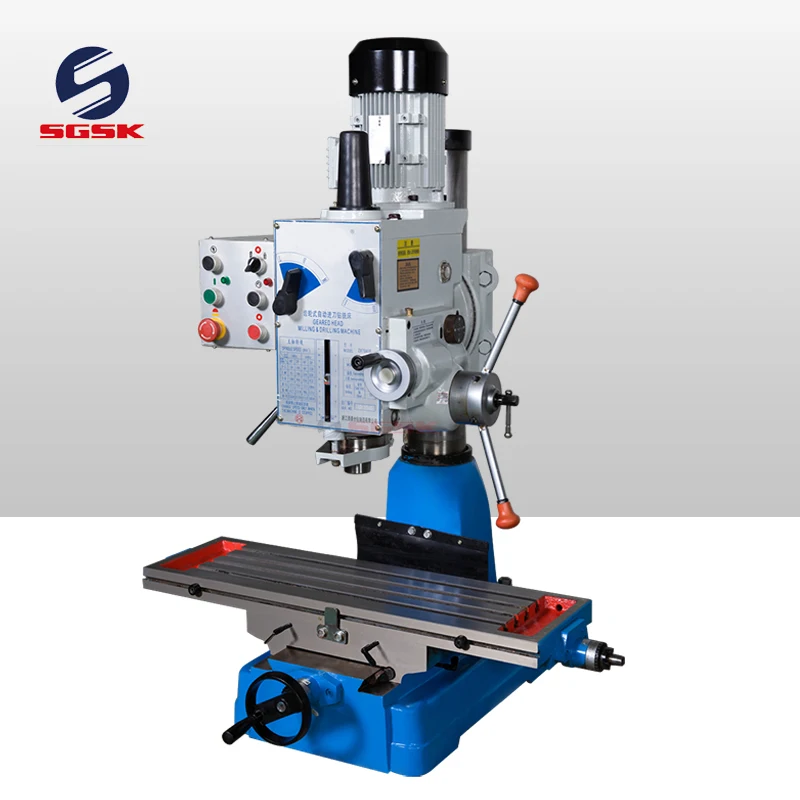 Bench Milling Drilling Machine ZX7045 - Gear Head, MT4 Taper, 1.1