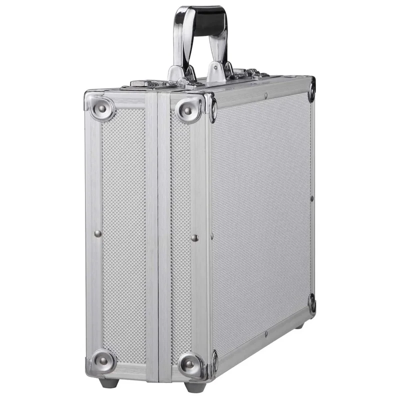 Aluminum Hard Case Briefcase Toolbox Storage Box Case Silver Carrying Case Briefcase Buy