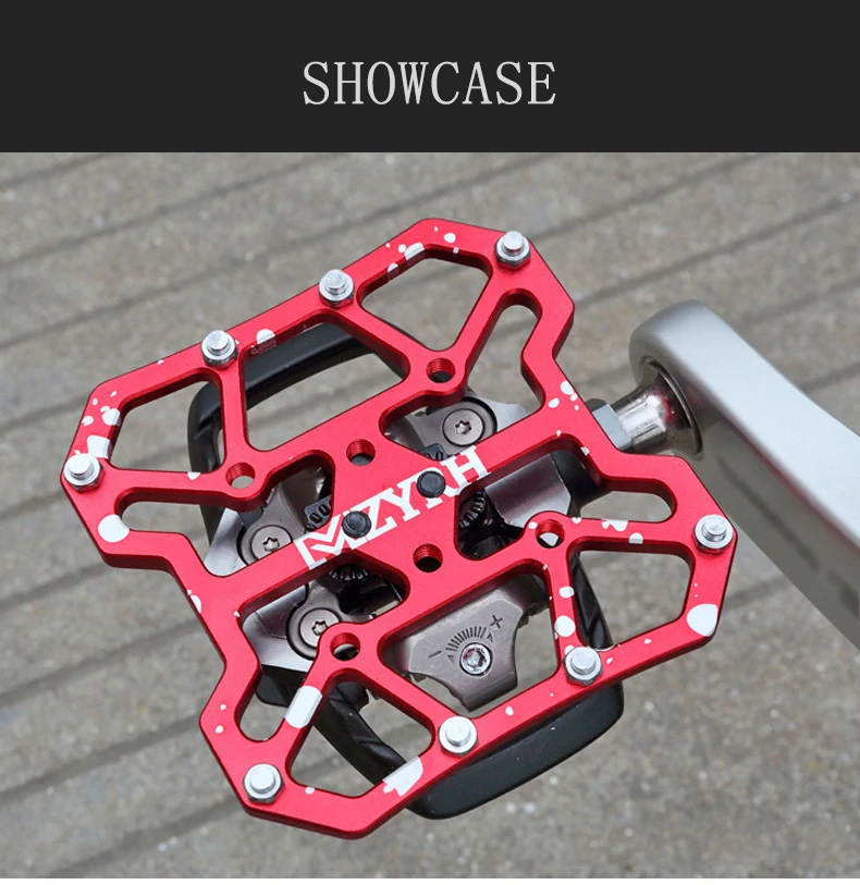 Lock Pedal Turn Flat Pedal Quick Release Platform Flat Bike Pedal