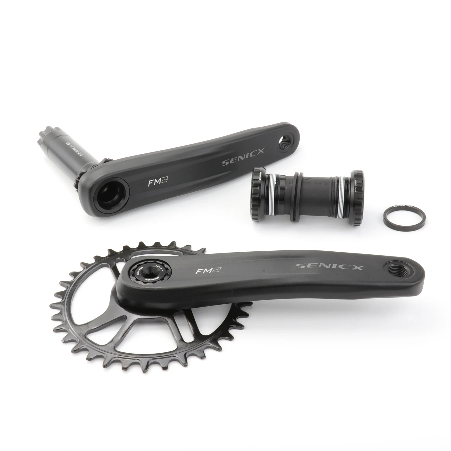 Bike Cranksets BIGROCK Bicycle Crank 165-170-175mm MTB Carbon