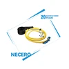 NECERO 9/125um 1.0mm 10m pvc lc/apc duplex simplex single mode fiber patch cord cable