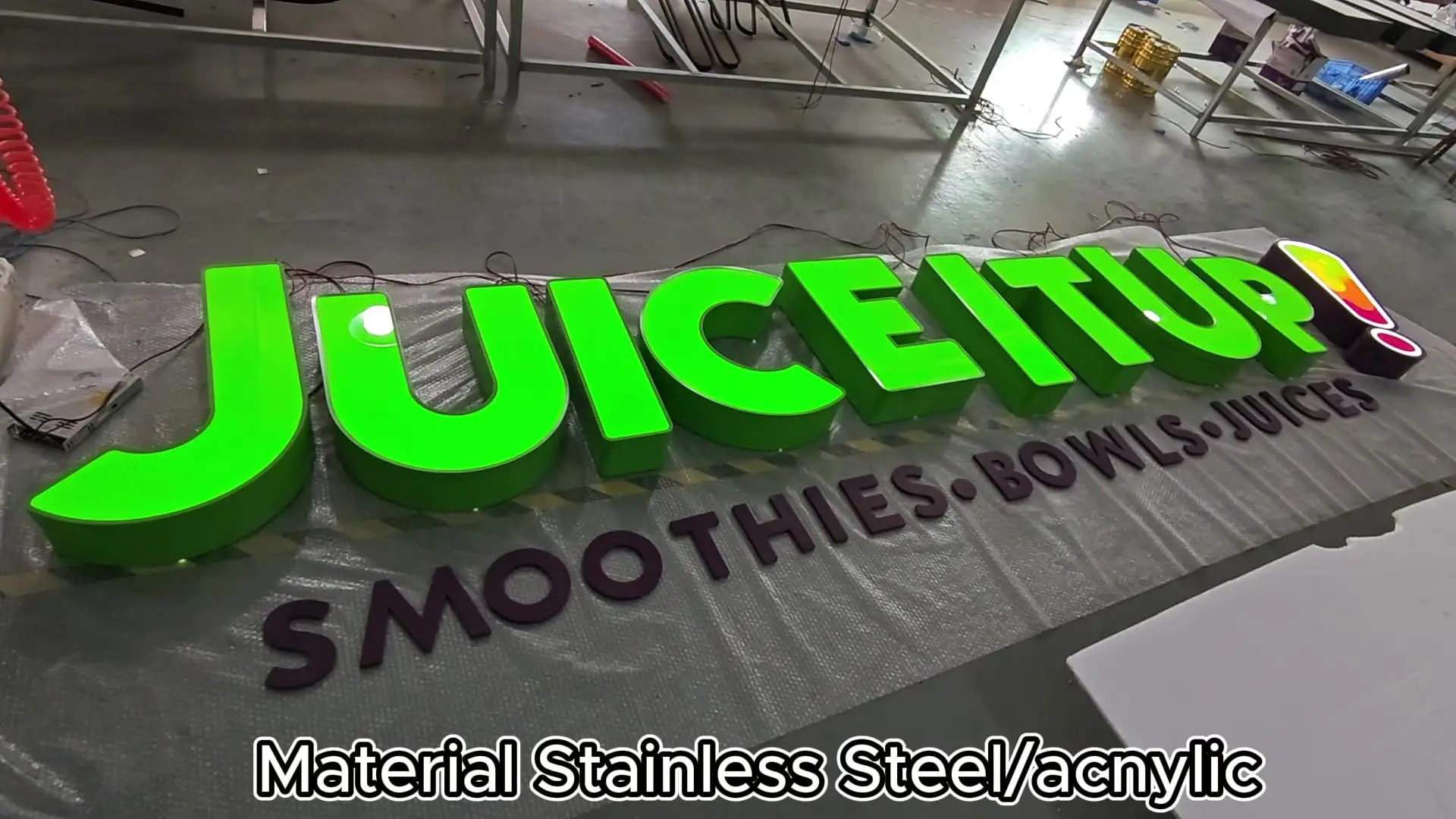 Indoor Used Hanging Mobile LED Sign Board - Customizable