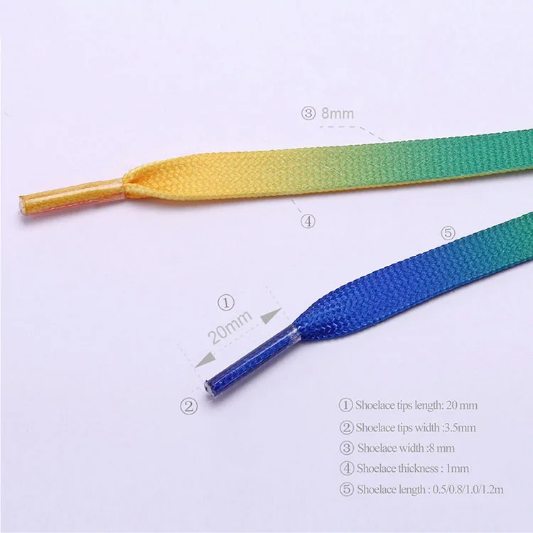 Factory Shoelaces Design Fat Sublimaze Printed Shoelaces No Minimum