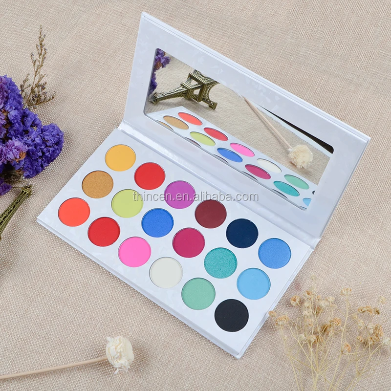 18 Colors Private Label Eyeshadow Palette Packaging Halal Creamy Eyeshadow