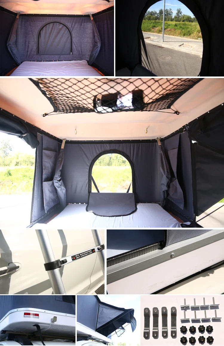 4WD SUV Off Ground Camping Car Hard Shell Roof top Tent For Sale detail