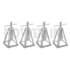 208 Aluminum Stacker Stack Jacks, Stabilize Your RV, Trailer Or Camper, Can Support Up to 6,000 lbs, Extends 17" Set of 4 Pack