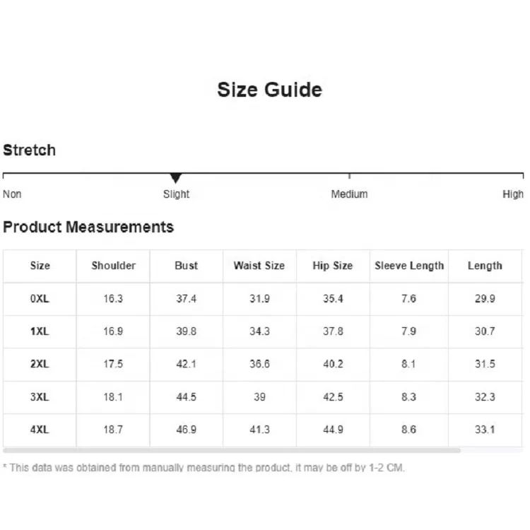 Summer Short Sleeve Plus Size 4xl Scoop Neck Solid Color Skinny