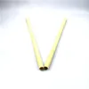 Custom laser engraving logo natural and organic drinking bamboo straw natural