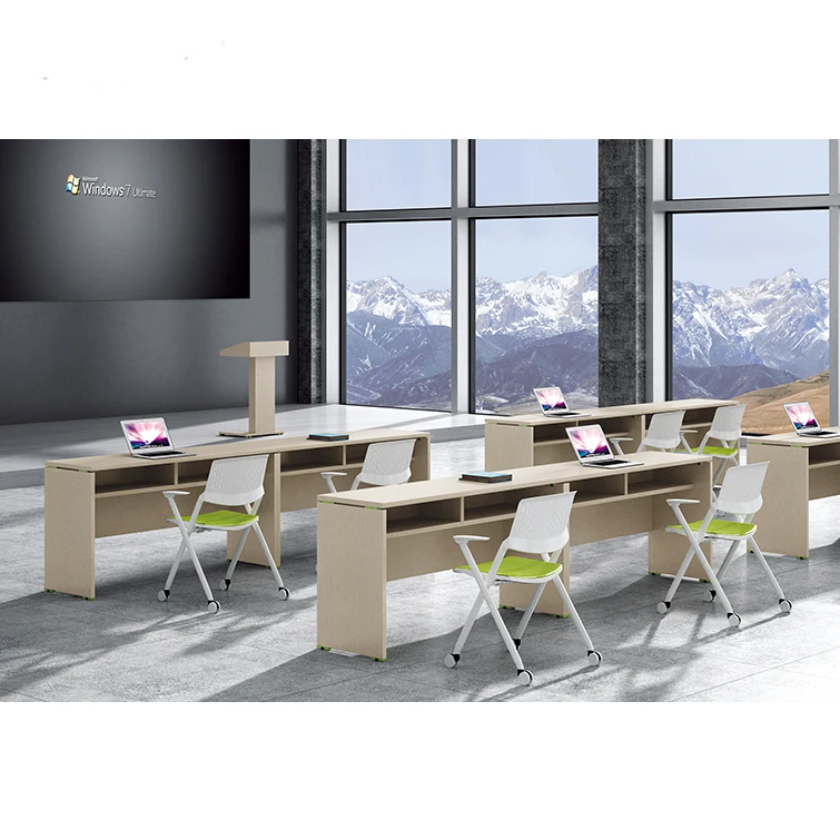 
Cheaper Factory Price Office Training Desk Modern Training PC Desk For Conference Room 