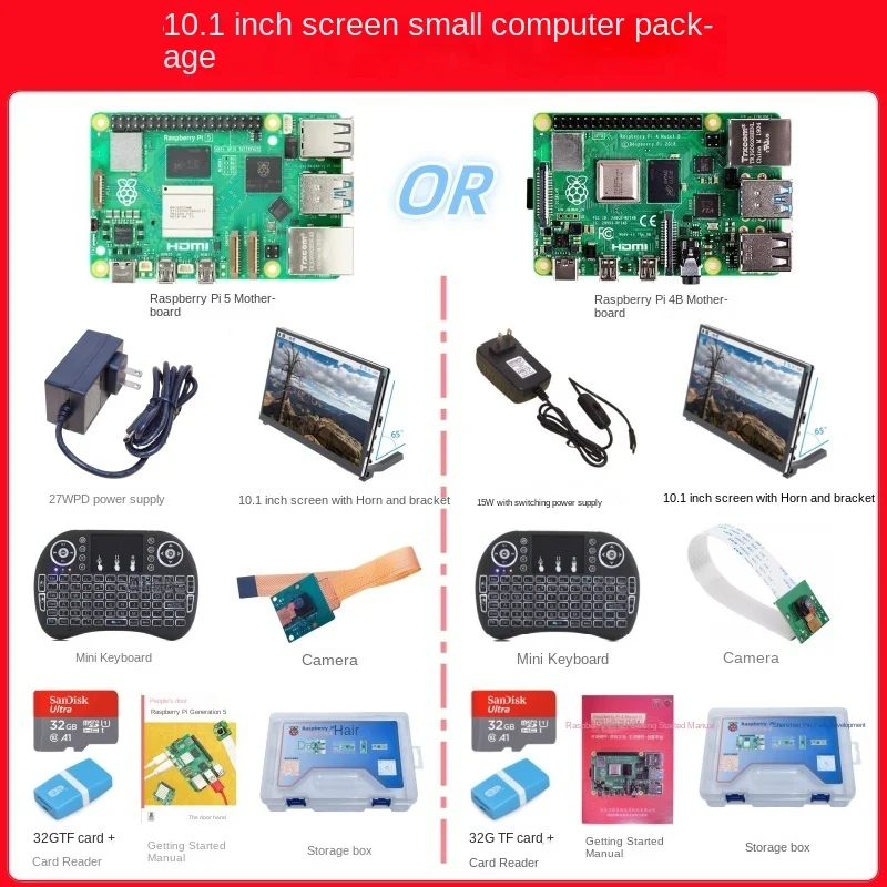Оригинальный бренд 5-го поколения Raspberry Pi 4B/5B Development Board ...
