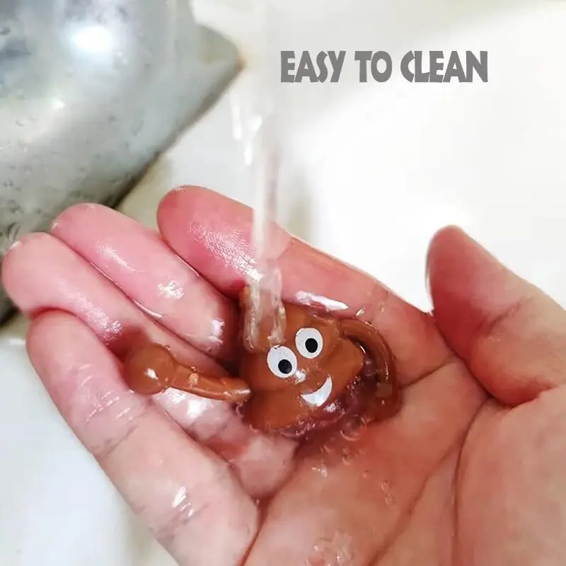 Sticky Simulation Poo Poop Finger Slingshot Toy Poops Gag Catapult Toys Toilet Sling Shot Party