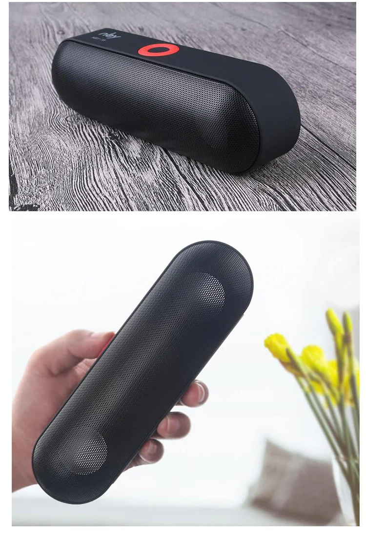 Fast delivery high quality sound nby-18 blue tooth speaker with wireless microphone - ANKUX.COM
