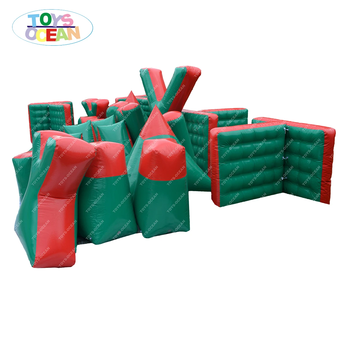 ขายส่งinflatableบังเกอร์paintball Fieldอุปกรณ์สำหรับเกม Buy