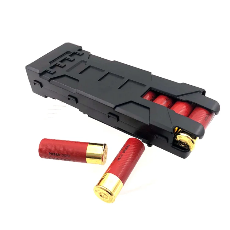 10 Rounds 12 Gauge Shotgun Shell Model Fast Loading Clip Holder Box