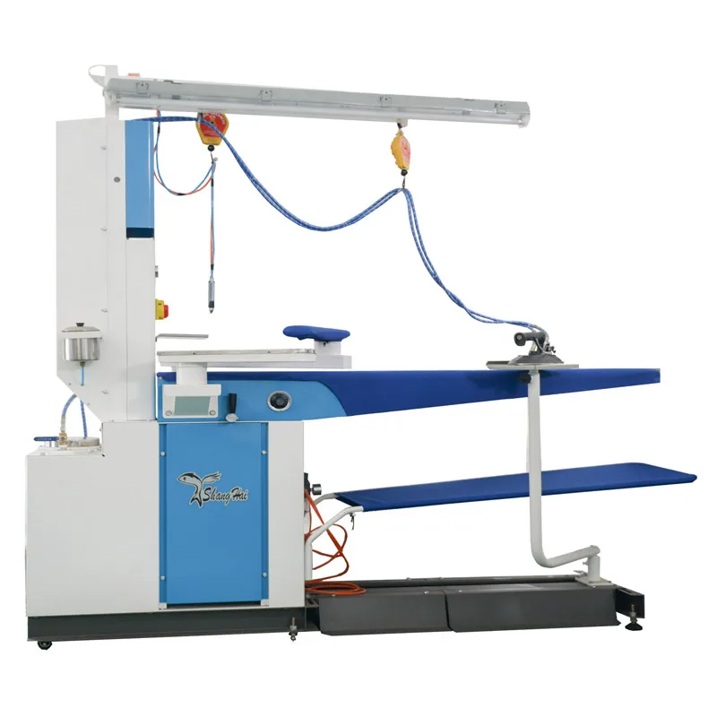 Various laundry ironing table for dry cleaning shop, garment factory manufacture