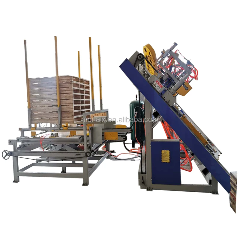 Automatic Euro Wooden Pallet Production Line Nailing Machine Making