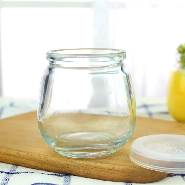 Wholesale Round Shaped Glass Mousse Pudding Jar 100ml 200ml 300ml With