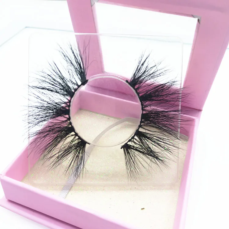 Professional Lashes Vendor,Wholesale 25mm Eyelashes With Custom Eyelash