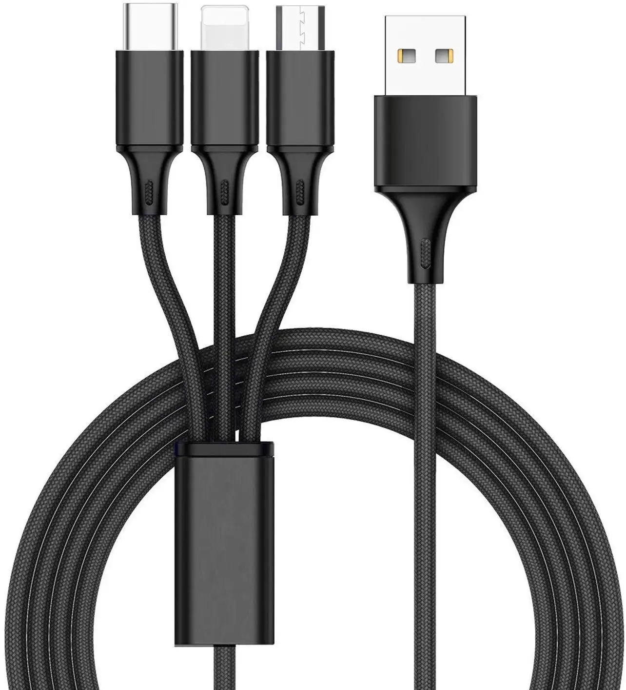 3 in 1 USB Cable Wholesale Charge Cable For Iphone Micro Type C Fast Cable - ANKUX.COM