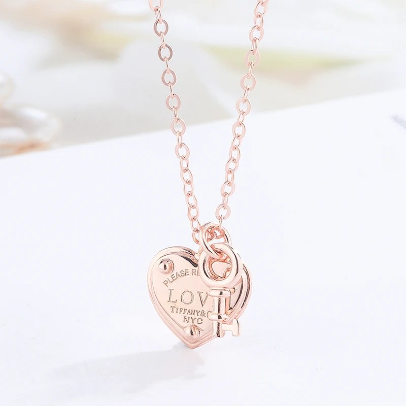 Custom Engraving 925 Sterling Silver Heart Pendant Angel Wings Gold Filled Necklace Women Buy Zircon Heart Necklace Luxury Necklace Silver Necklace Product On Alibaba Com