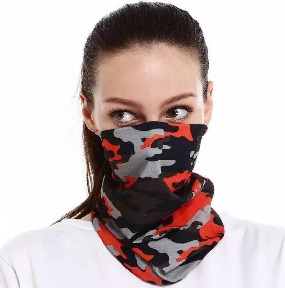 Wholesale custom seamless face cover neck warmer bling headbands for women 2020