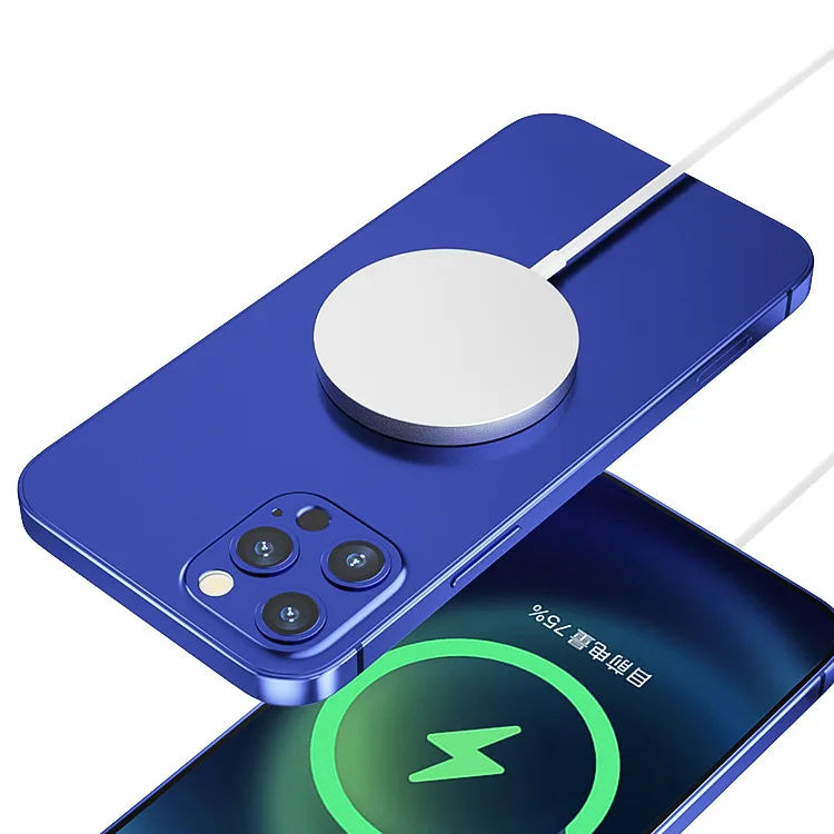 

15w magnetic car wireless charg Magnetic wireless fast charging Magnetic wireless charger 15W magnetic wireless charging,2 Pieces, Silver
