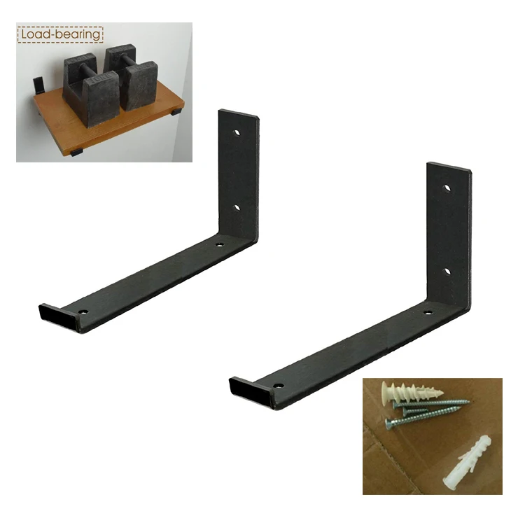 Solid Steel Invisible Shelf Brackets Rustproof Blind Shelf Supports