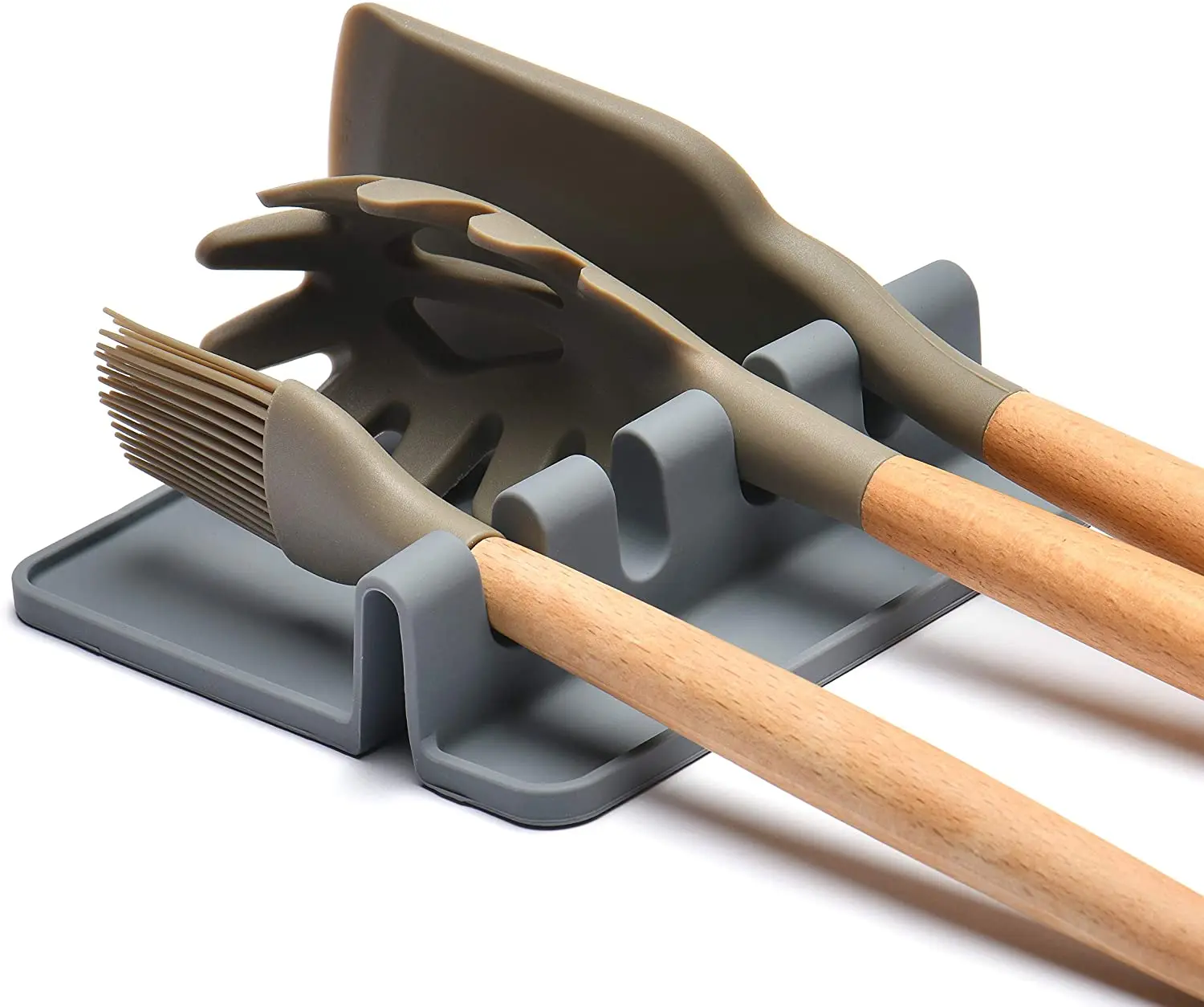 kitchen silicone utensil rest