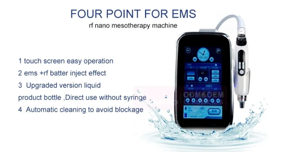 painless rf mesogun ems no needle mesotherapy injection device for absorbing nutrition
