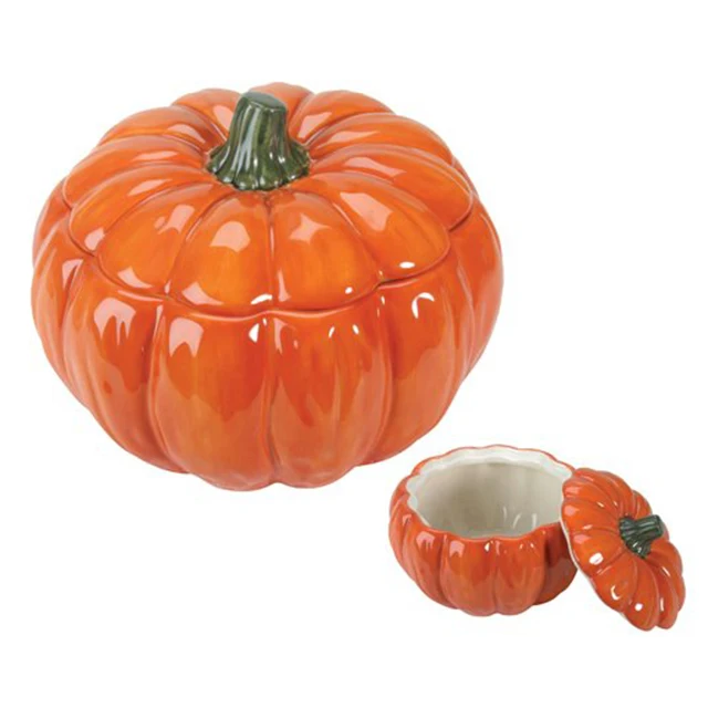 large ceramic pumpkin soup tureen