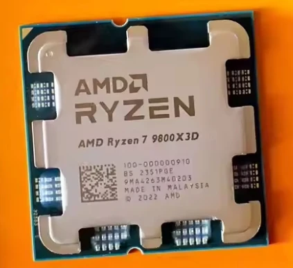 Hot Selling AMD Ryzen 7 9800X3D 8-Core Processor, 4.70 GHz, L3