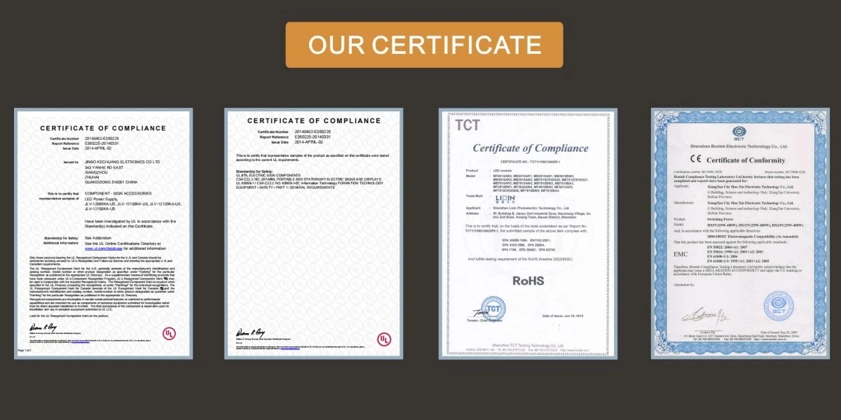 certificates