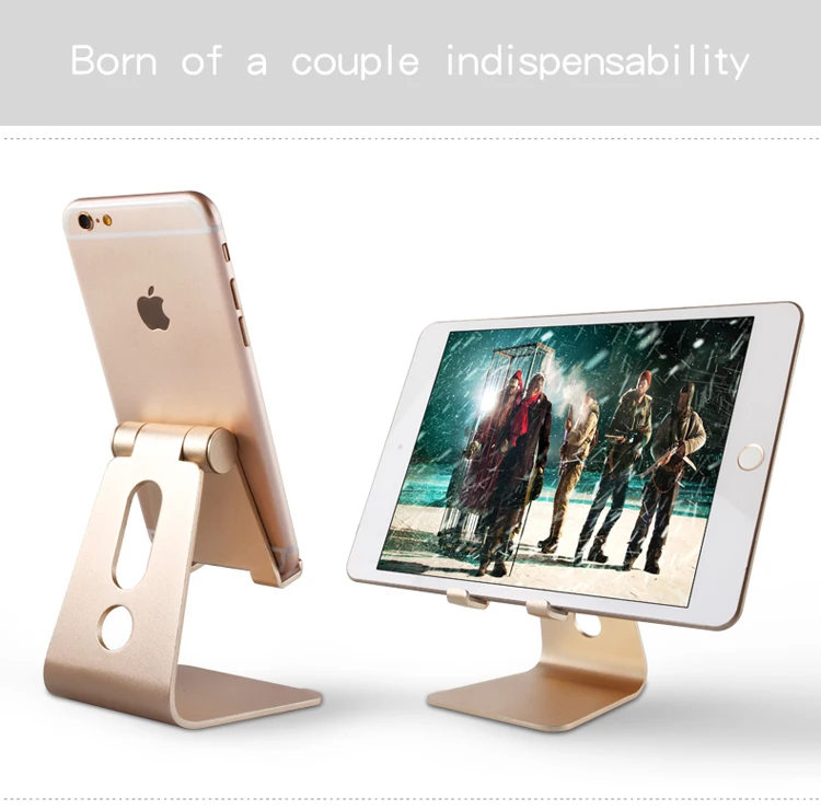 Universal Adjustable Metal Mobile Phone Holder Portable Aluminium Alloy