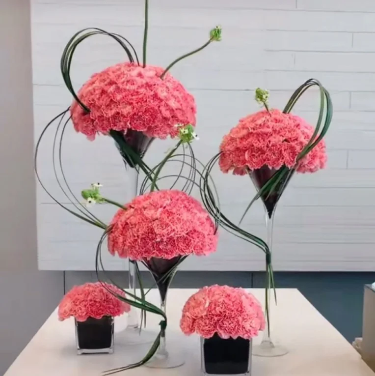 Aeofa Wholesale High Foot Large Cocktail Glass Vase Water Culture