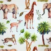 Popular cartoon animal printing PVC material leather decorative luggage leather
